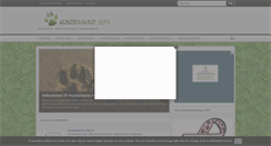 Desktop Screenshot of hundenavne.info